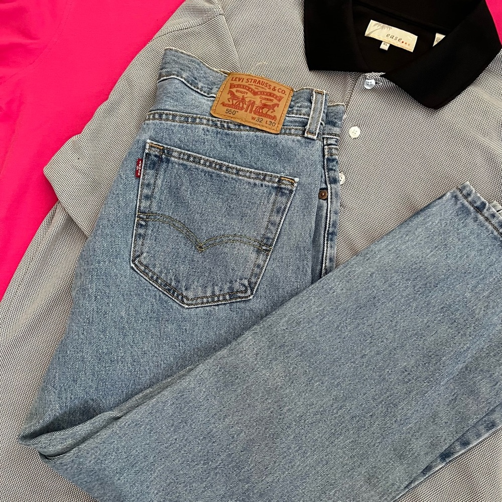 Levi's 550 Blue Jeans Classic Denim Style